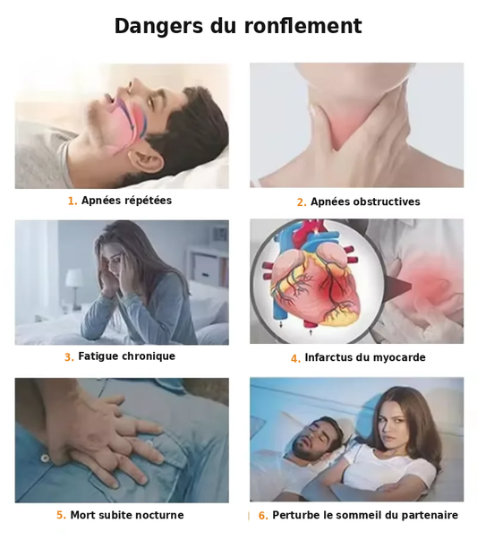 Clip nasal anti-ronflement magnétique