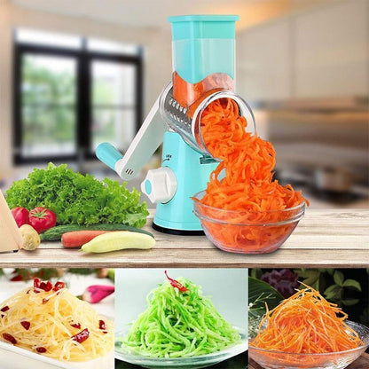 Coupe-légumes manuel multifonction — râpe rotative pour légumes et fruits