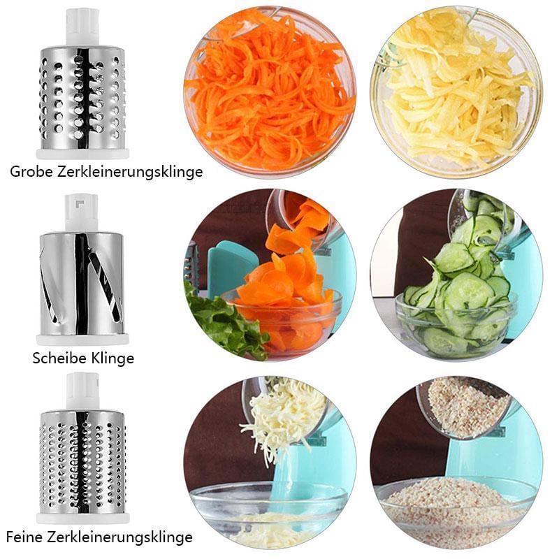 Coupe-légumes manuel multifonction — râpe rotative pour légumes et fruits