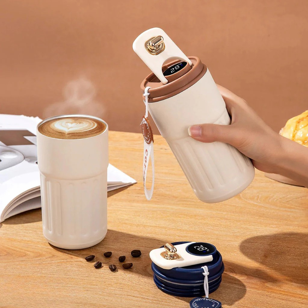 Tasse Isotherme avec Affichage LED de Température