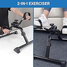Pédalier pliable - Mini vélo d'appartement