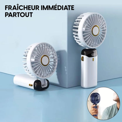 Mini ventilateur LED pliable