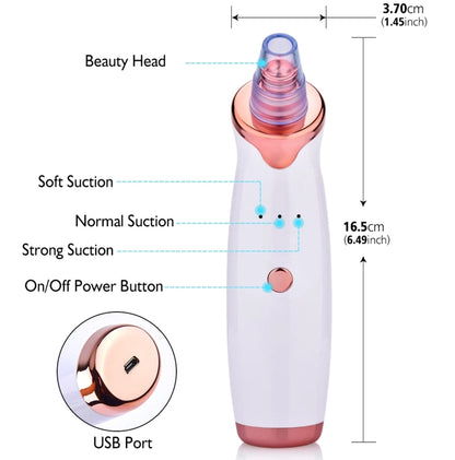 XR CLEANER : Aspirateur de points noirs
