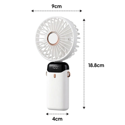 Mini ventilateur LED pliable